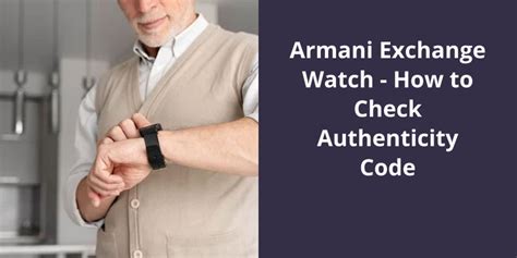 how to check authenticity of armani exchange watch|myntra armani exchange watches.